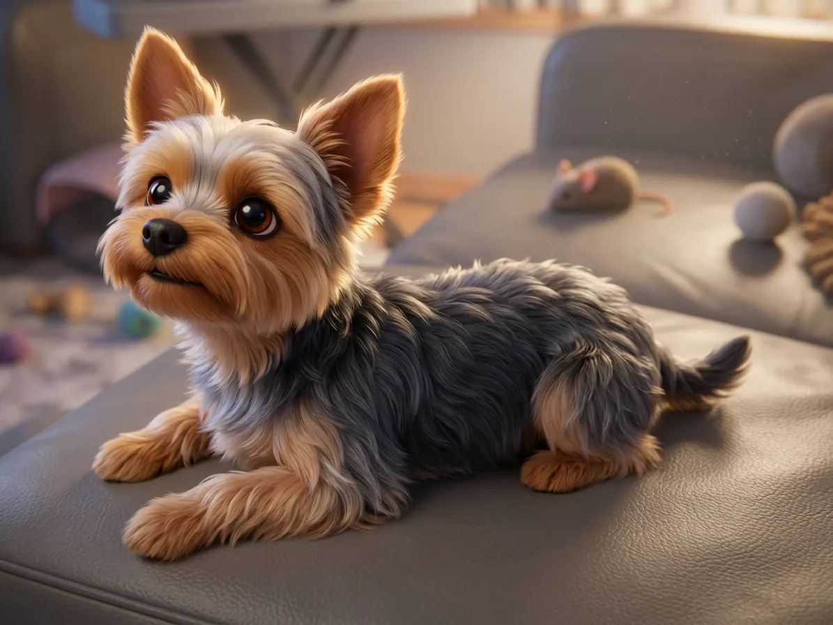 Custom pet portrait as 3D animated character